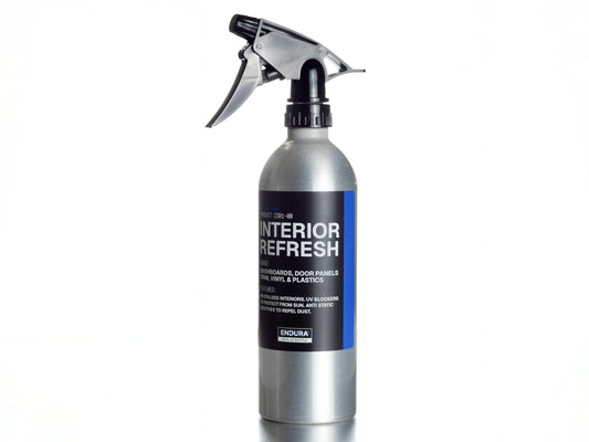 Interior Refresh. Water based car interior cleaner and interior dressing.